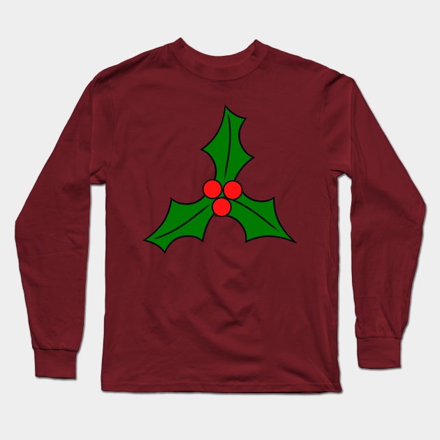 Holly Long Sleeve T-Shirt by Cool Duck's Tees